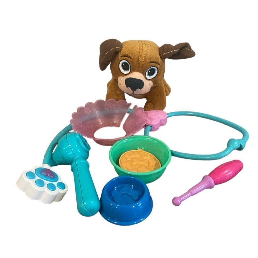 Just Play Toy Hospital Plush Dog And Accessories doctor vet kit